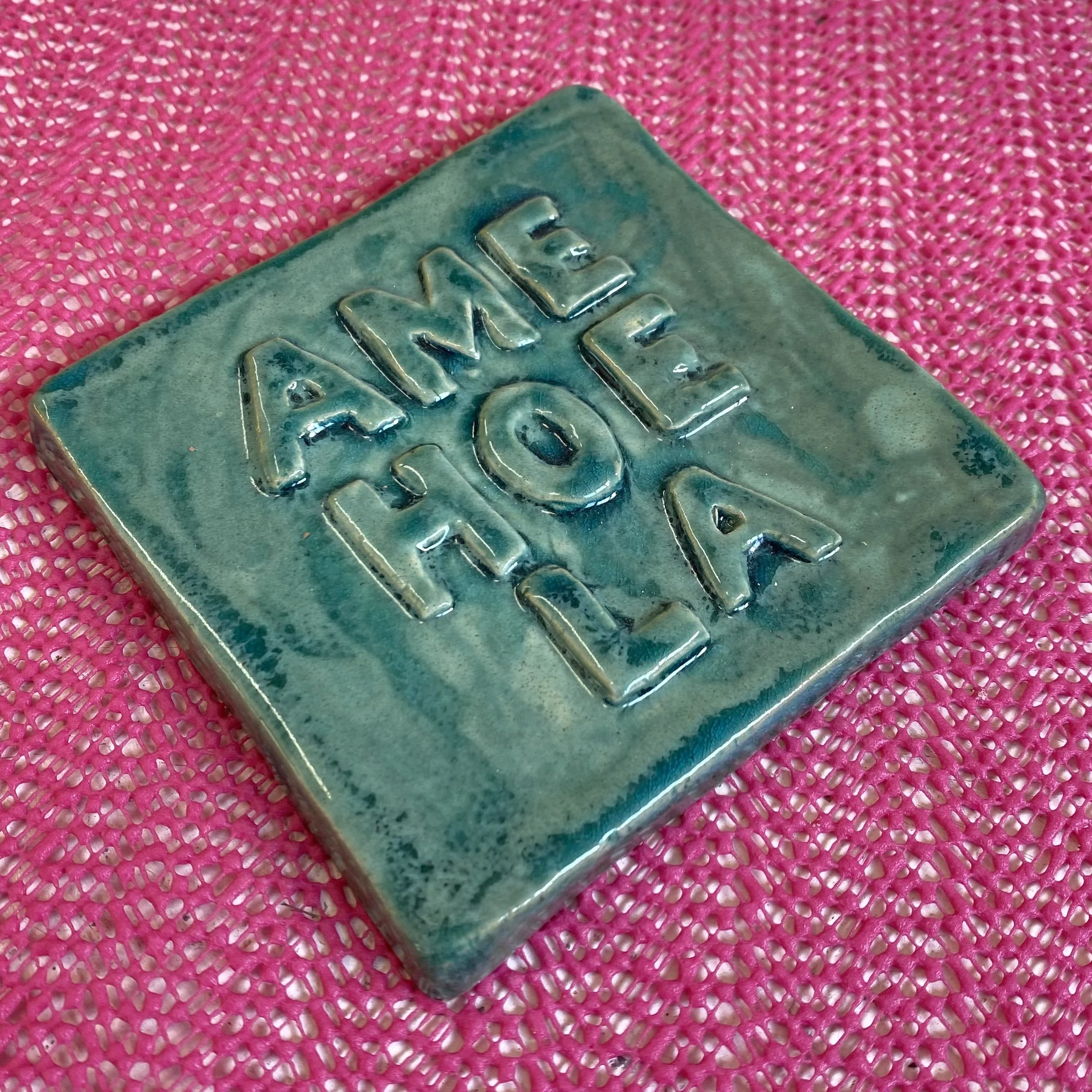 AMEHOELA - gemellerd turquoise