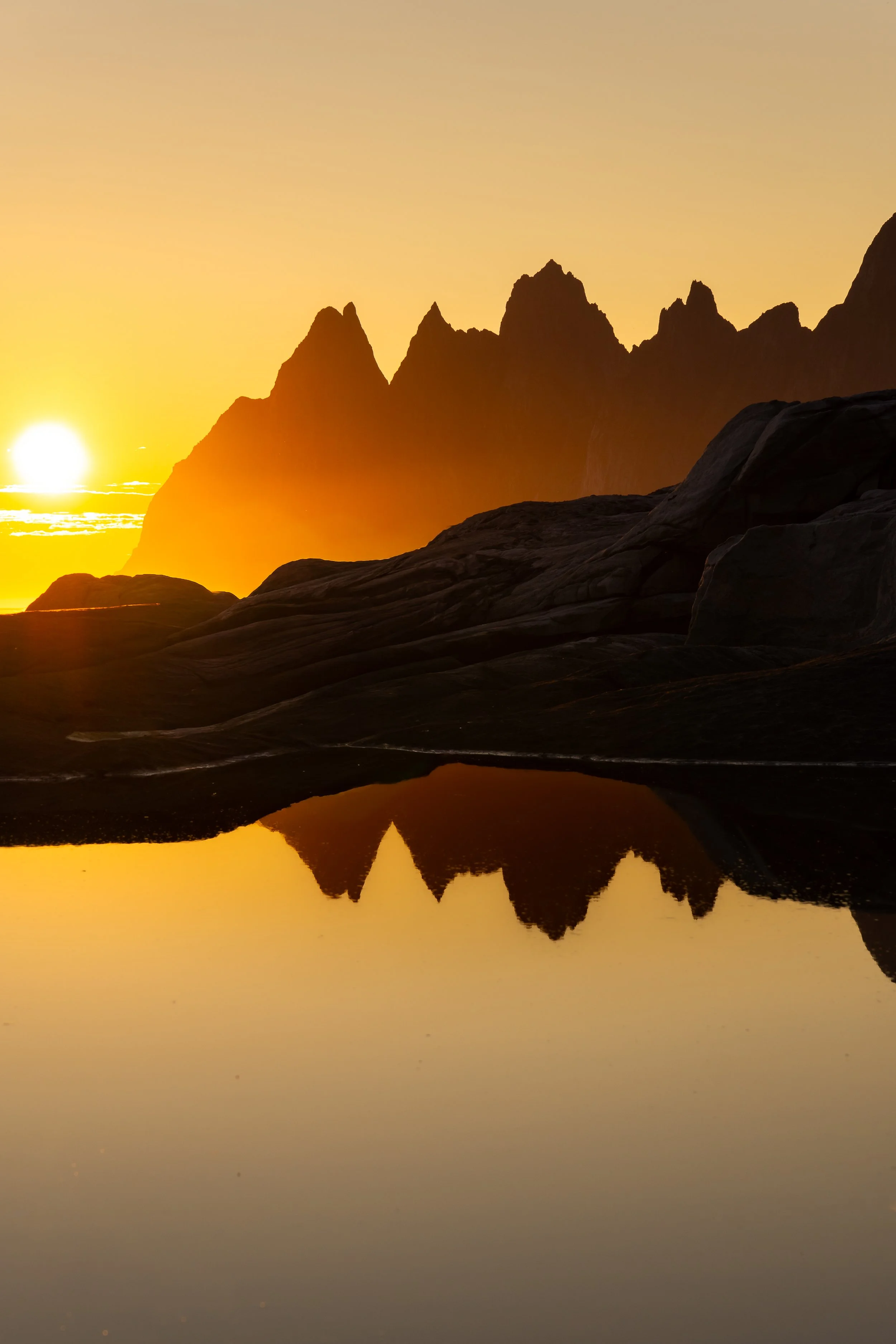 Midnight Reflections - Senja