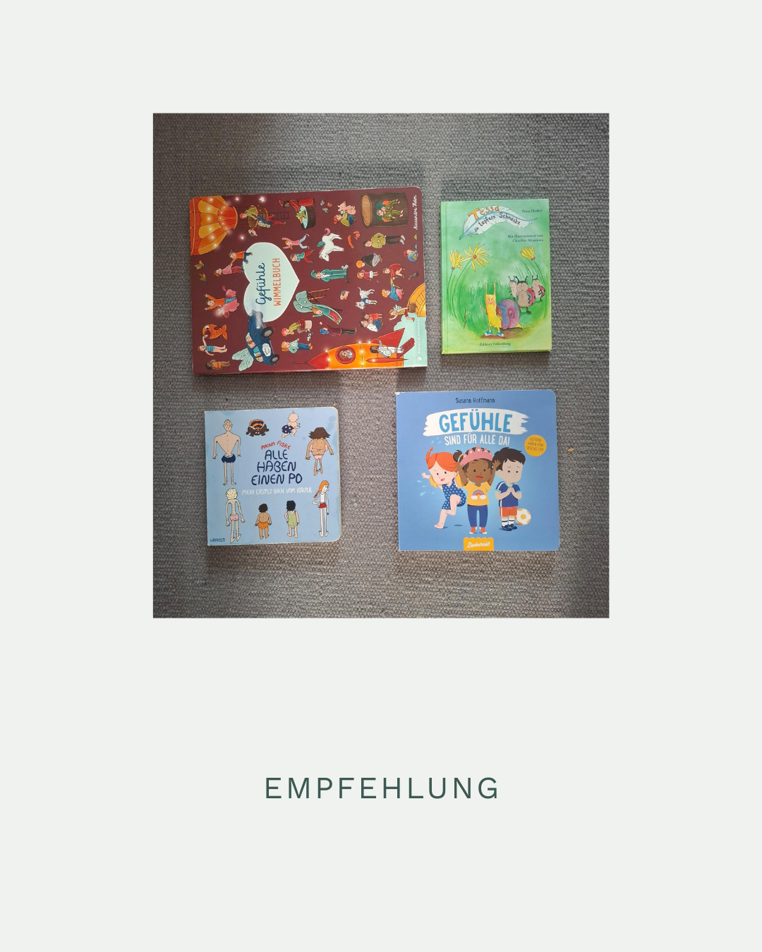Kinderbücher zu Körper, Psyche und Gefühlen
