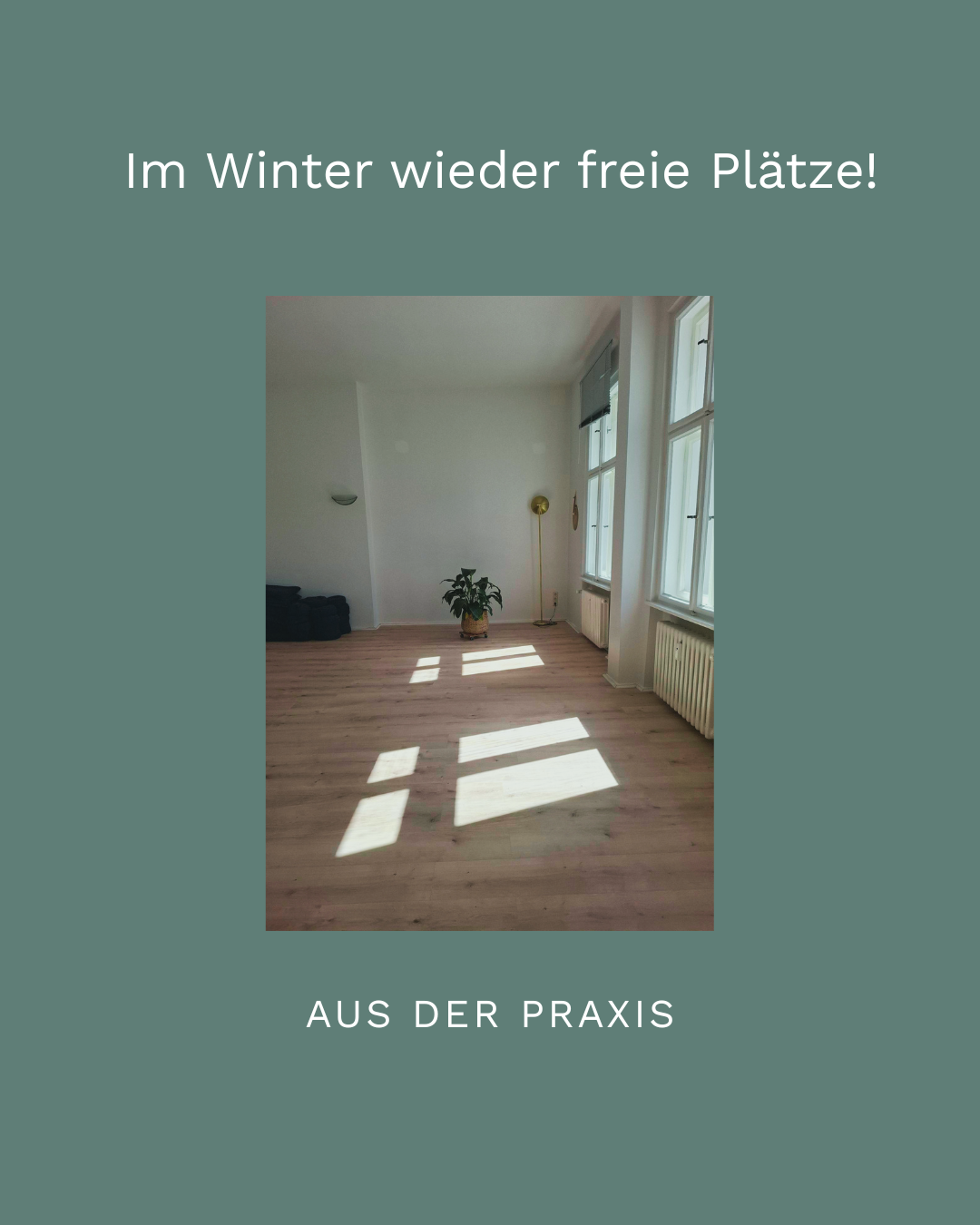 Ab Winter wieder freie Termine für Eltern und/oder Paare!