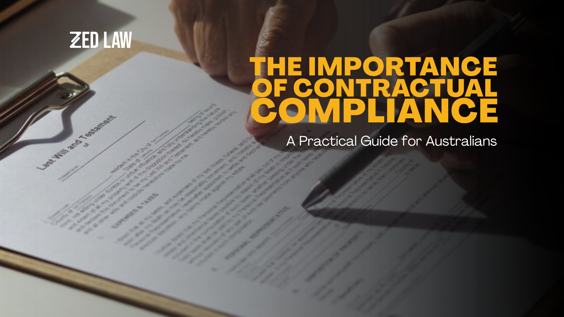 The Importance of Contractual Compliance: A Practical Guide for Australians&nbsp;