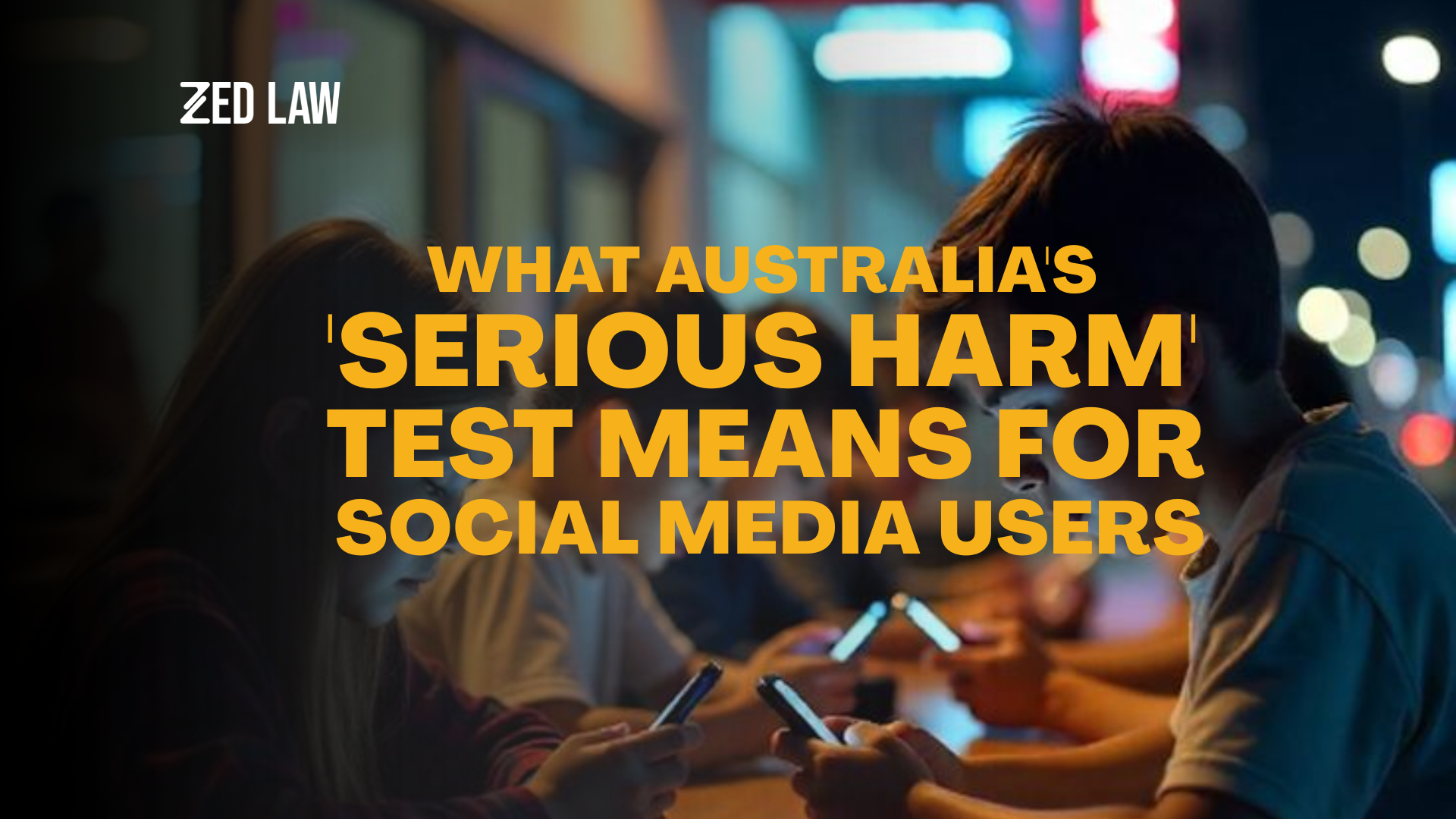 What Australia's 'Serious Harm' Test Means for Social Media Users