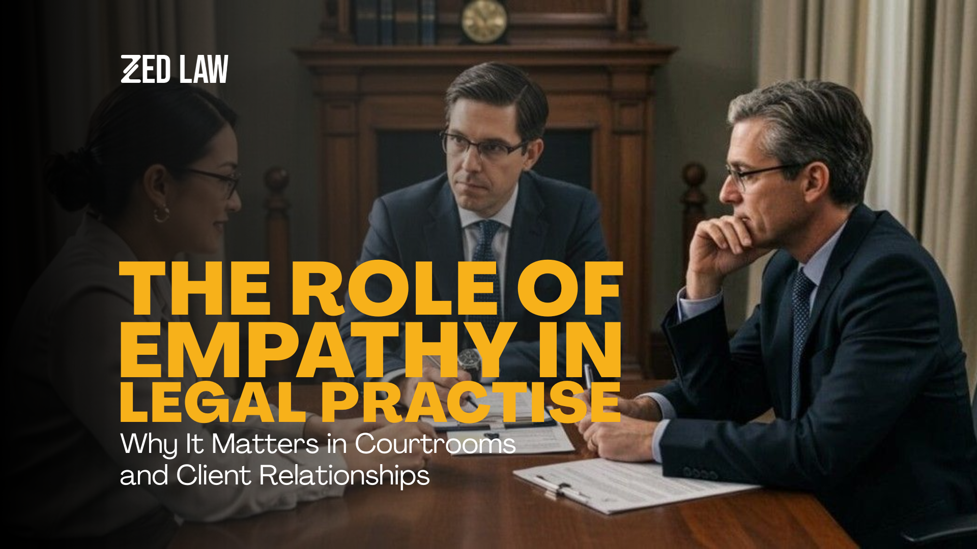 The Role of Empathy in Legal Practise: Why It Matters in Courtrooms and Client Relationships