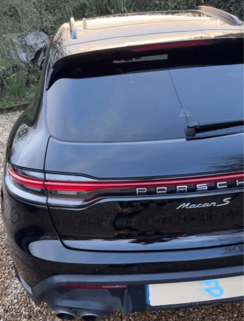 Après nettoyage arrière Porsche