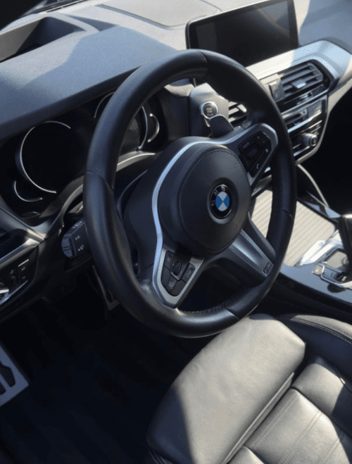 Après nettoyage volant BMW