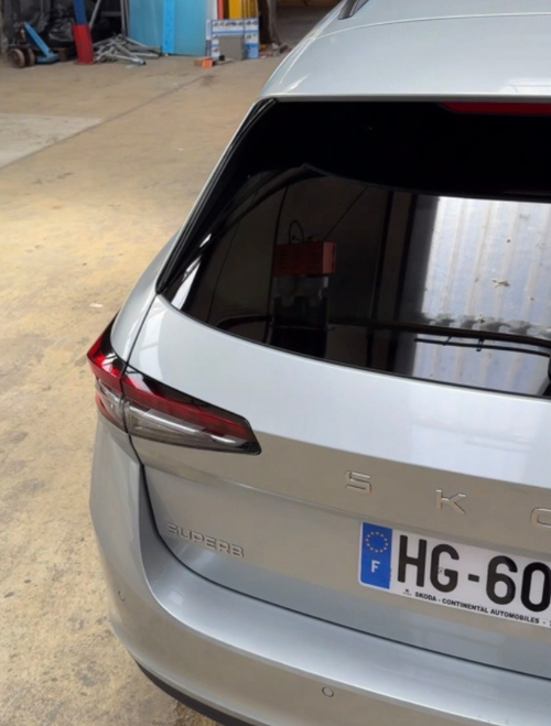Après nettoyage arrière Skoda