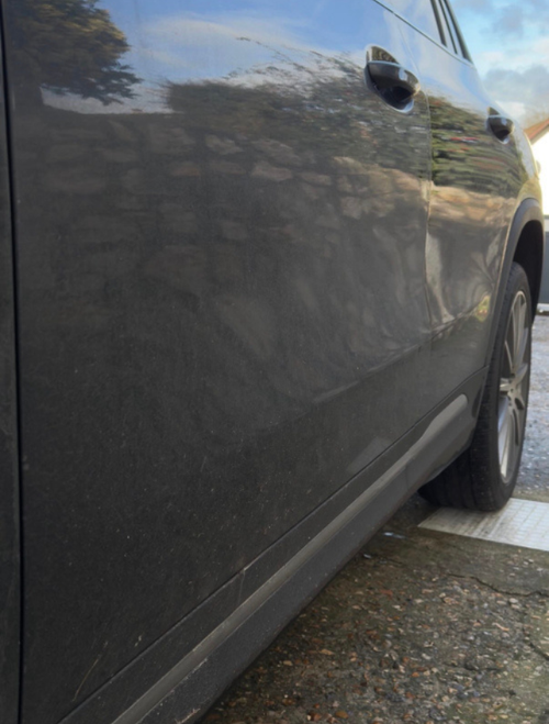 Avant nettoyage extérieur Mercedes GLA