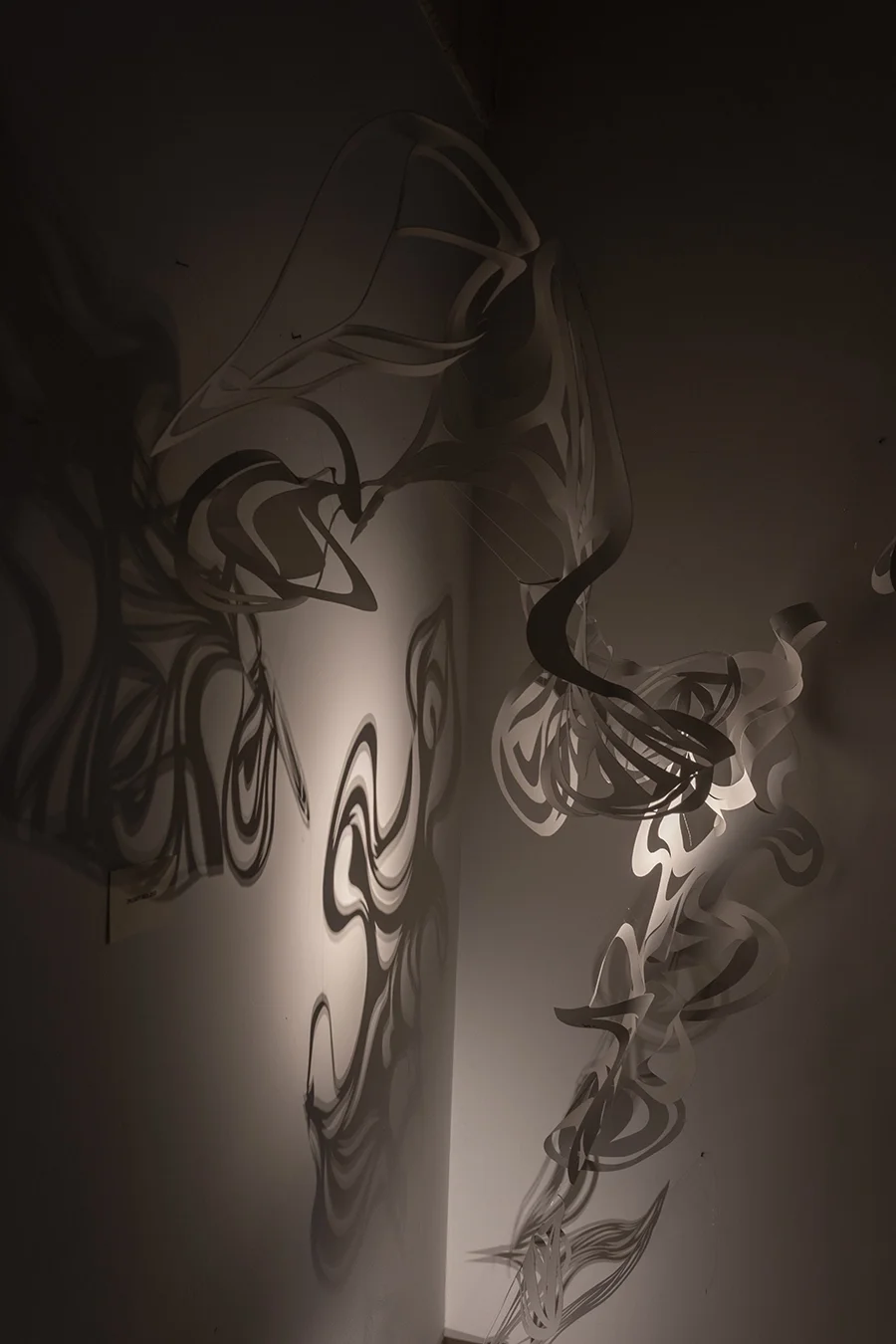 Immersive site-specific paper art installation for exclusive event and art galleries.