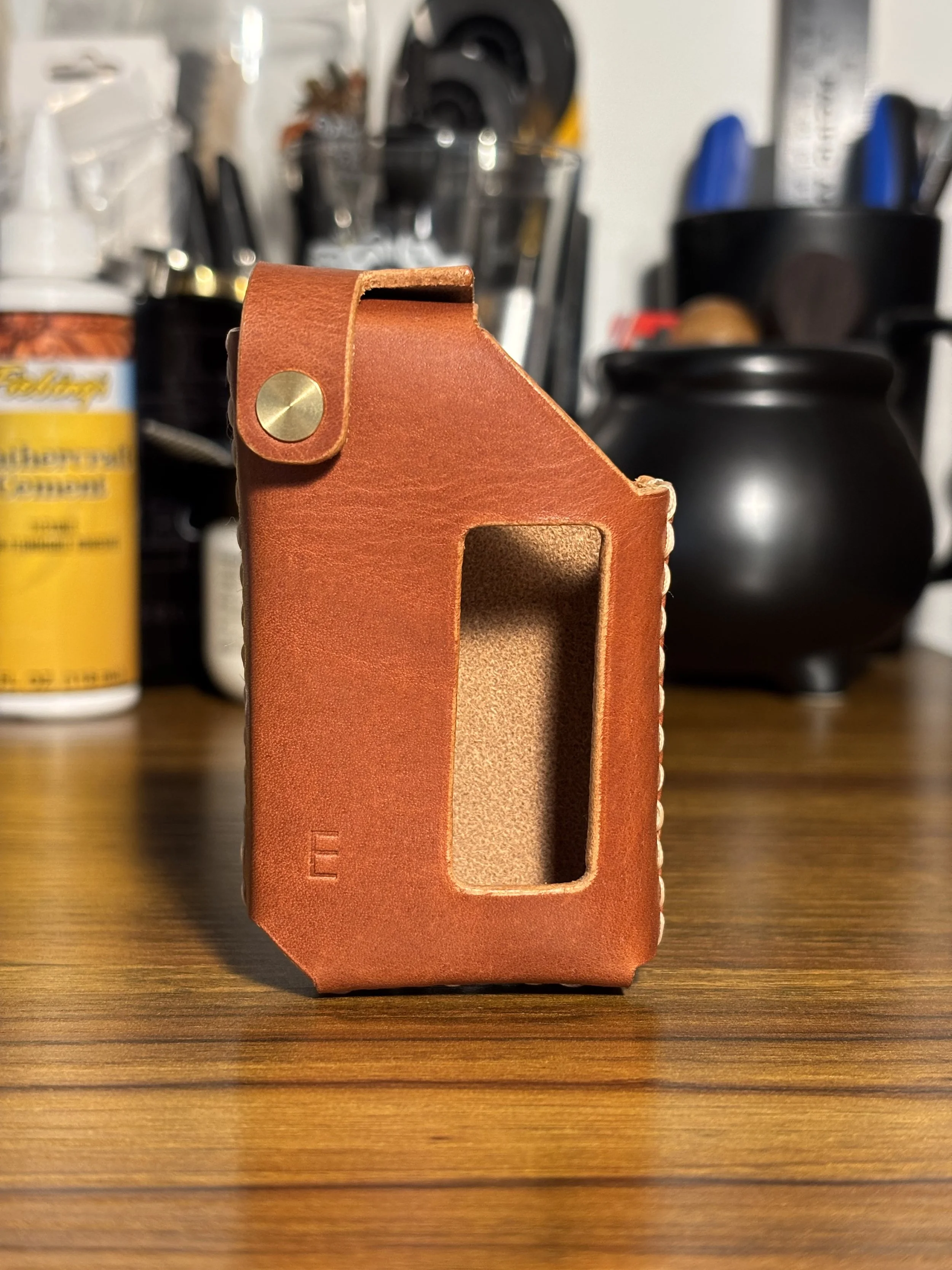 The Outrider - Car Key fob Case - Veg Tan (VPROTO)