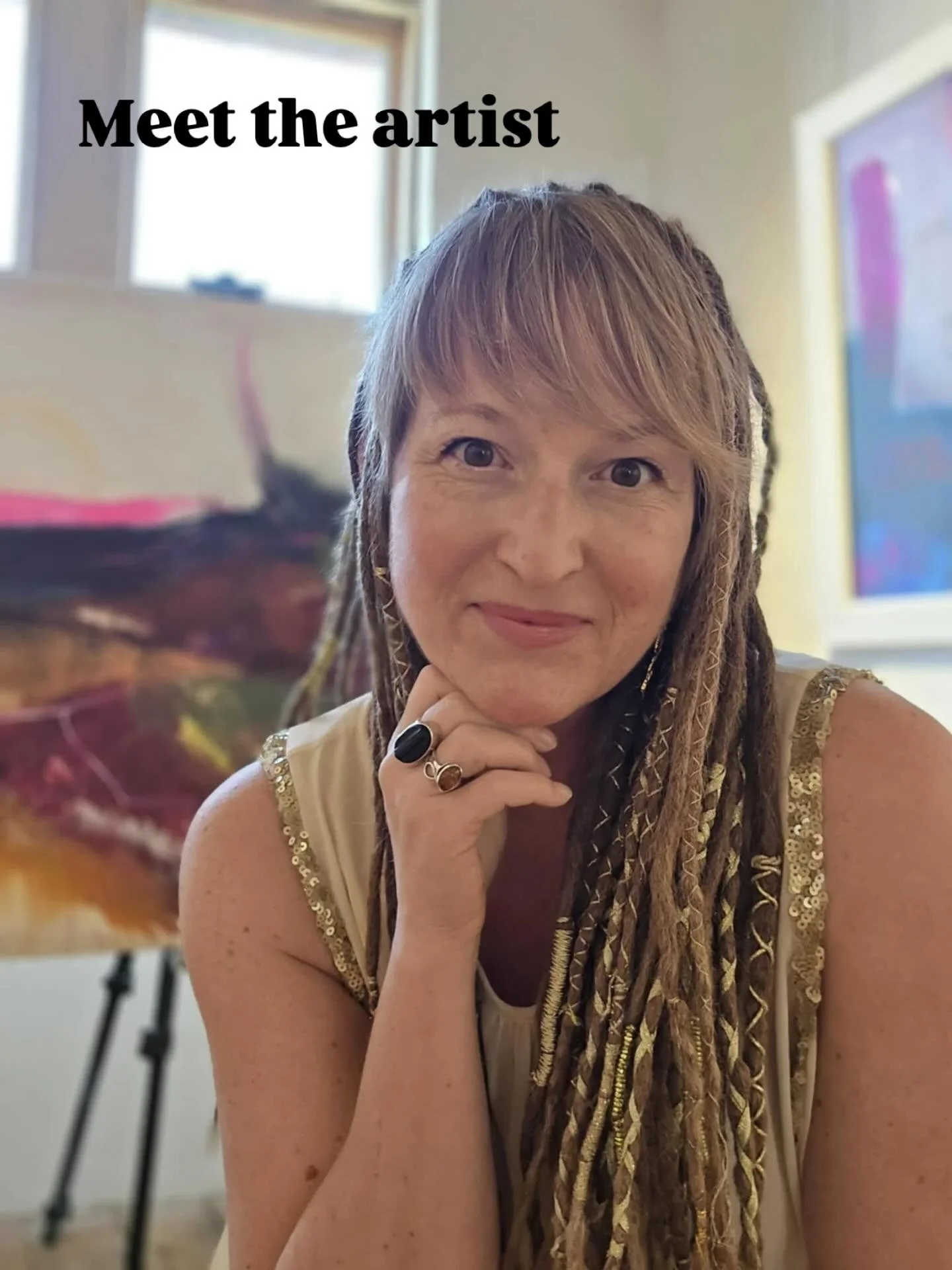 Introducing one of our resident artists @sidenius.art 

Sarah Sidenius is a contemporary abstract artist based in East Lothian and Edinburgh, Scotland. Born in Switzerland to Welsh and Danish parents, she was immersed in art from a young age, with a 