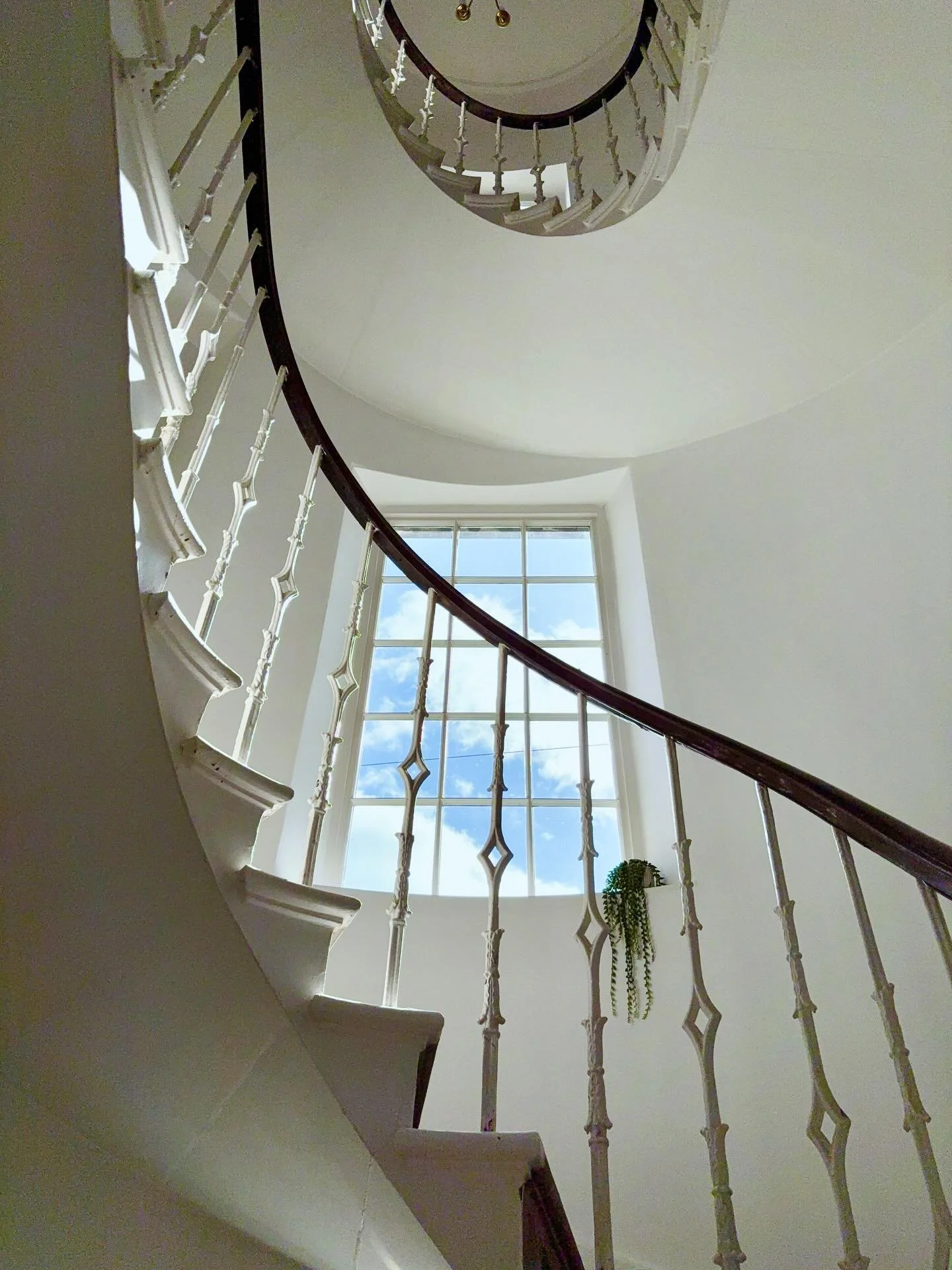 Our staircase looks lovely with a little sunshine ☀️ 

#artiststudio #edinburghstudio #creativeedinburgh #staircase
