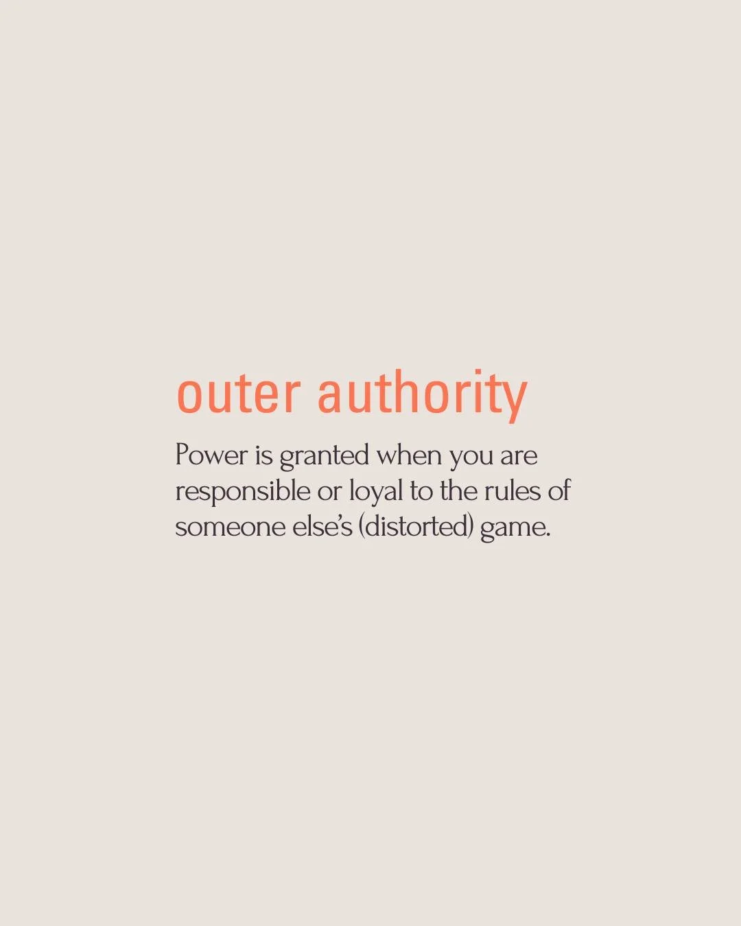 Inner authority doesn't make us right; it makes us responsible. It is radical responsibility that leads to the expansion of consciousness, new potential action, and the power to lead (yourself).