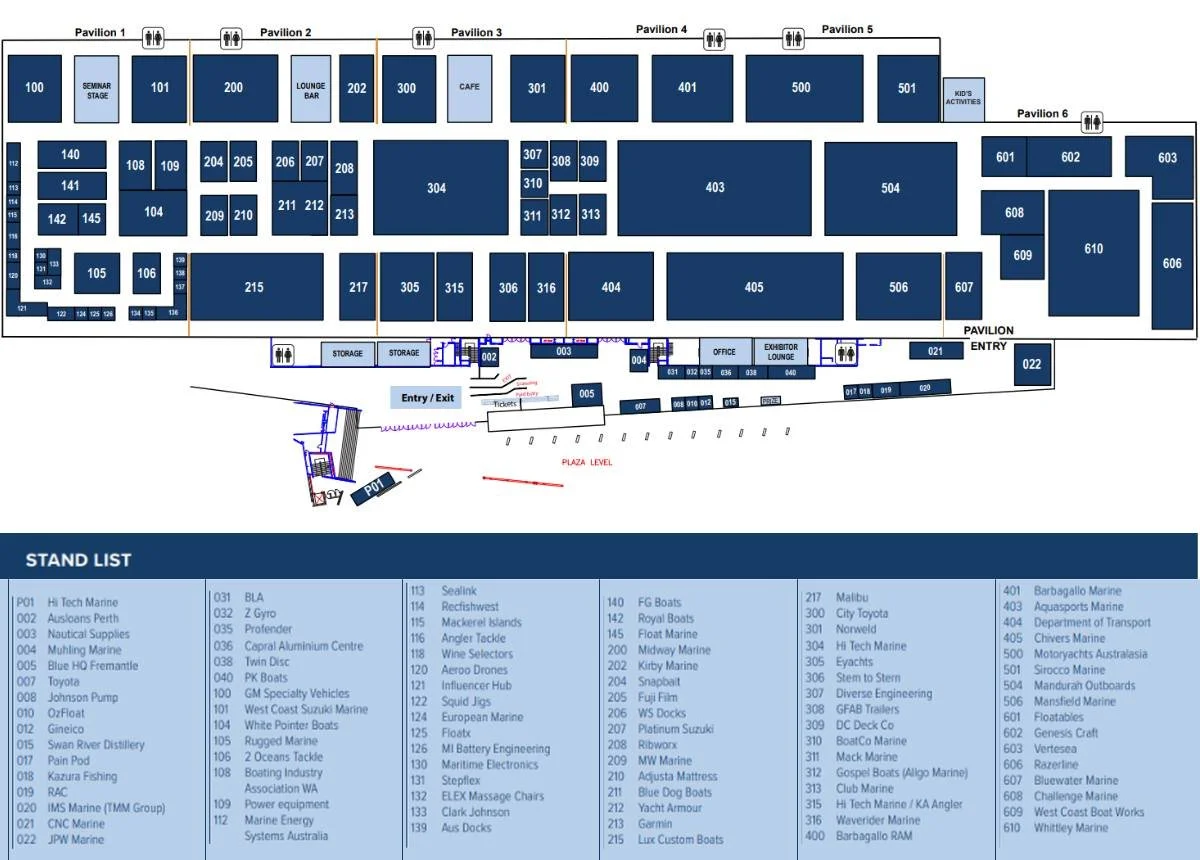 The wait is almost over - the Perth Boat Show opens tomorrow from 9.30am! Check out the layout, plan your must-see stops and get ready for a huge weekend of boats, gear, exhibitors and family fun. 
Book your tickets online (&amp; save) or at the door