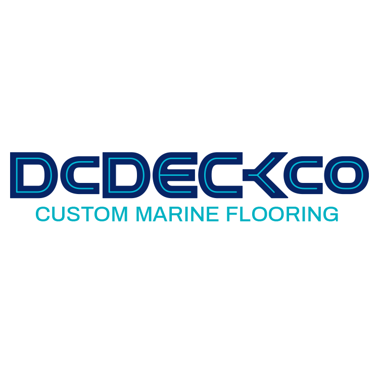 Logo for D&ECKCO, a company specializing in custom marine flooring.
