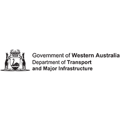 Logo of the Government of Western Australia, Department of Transport and Major Infrastructure