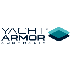 Yacht Armor Australia logo with a stylized blue shield emblem