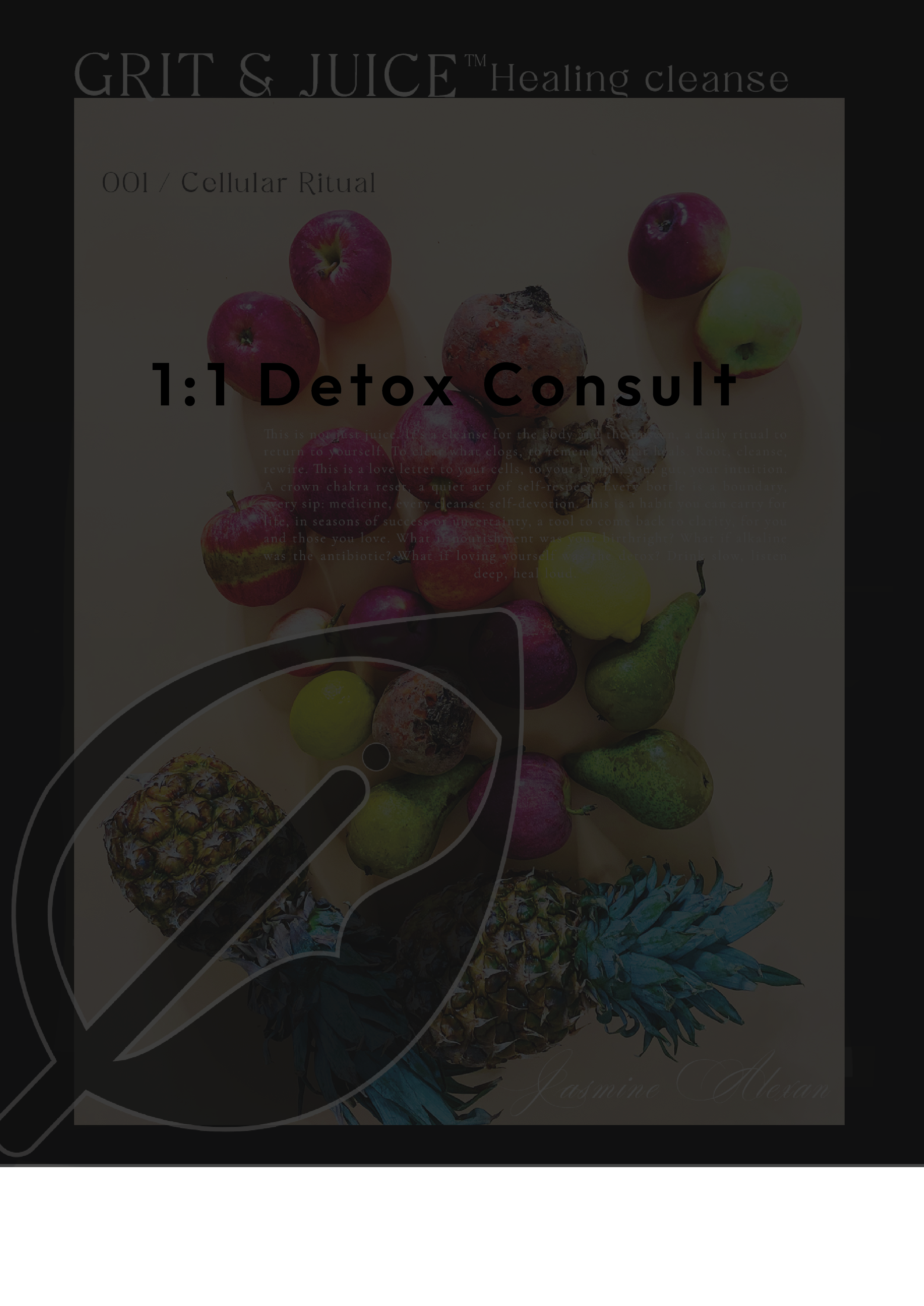 1:1 Detox Consult with Jasmine