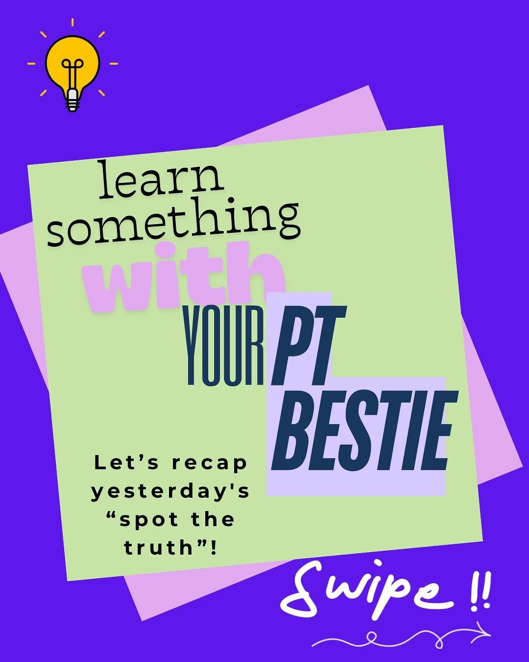 Learning time with your PT bestie 💁🏻&zwj;♀️💛
Yesterday&rsquo;s &ldquo;Spot the Truth&rdquo; had some spicy results and a few of you got called out (lovingly&hellip; but also, THROW. THE. WALKERS. OUT. 😂)

Here&rsquo;s the deal👇
Crawling matters.