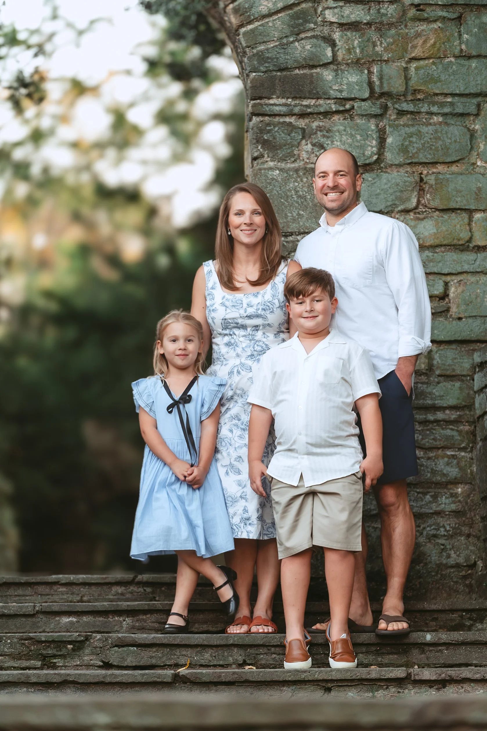 Candid family portrait 