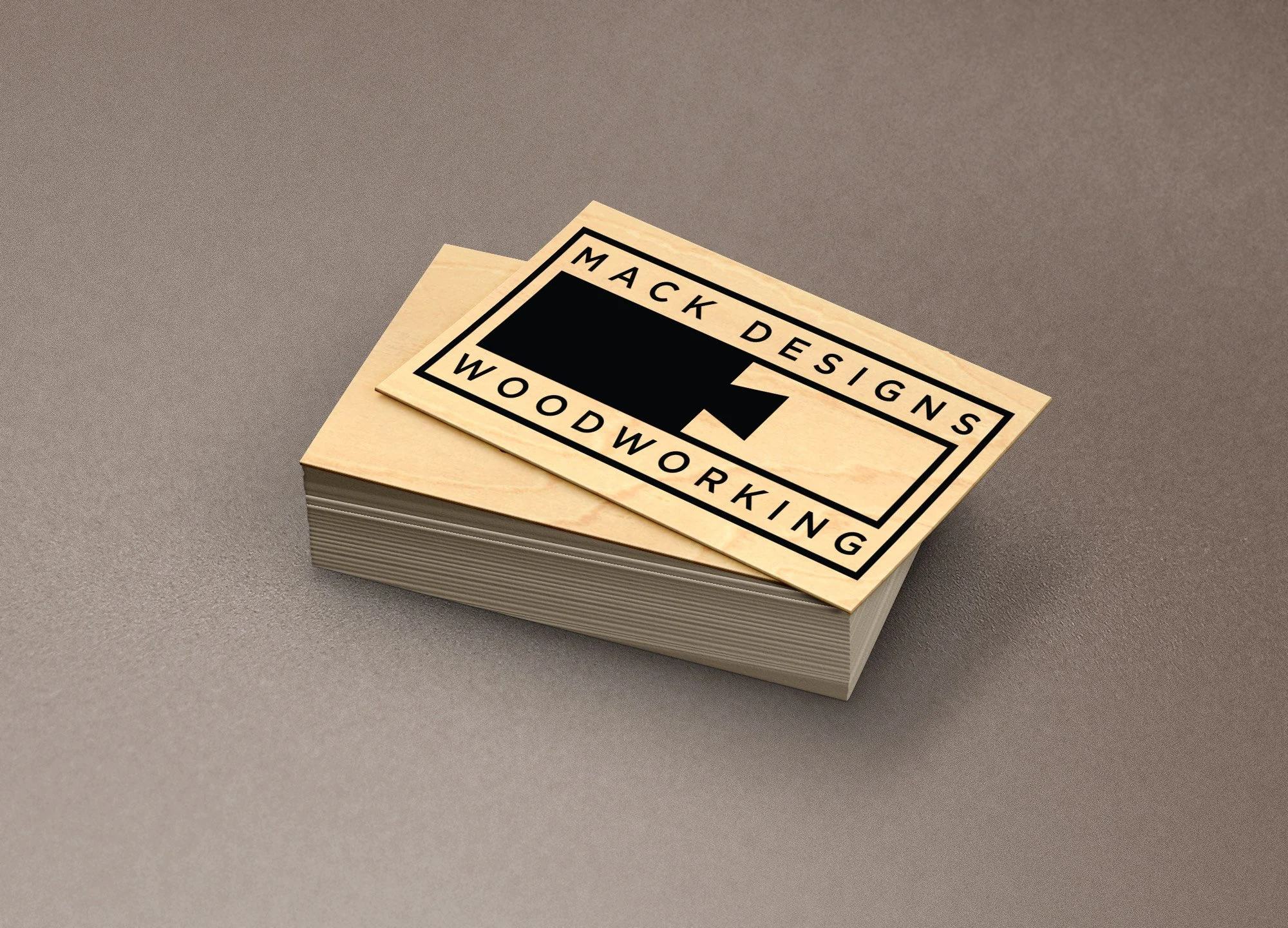 Mack Design Woodworking Branding Project