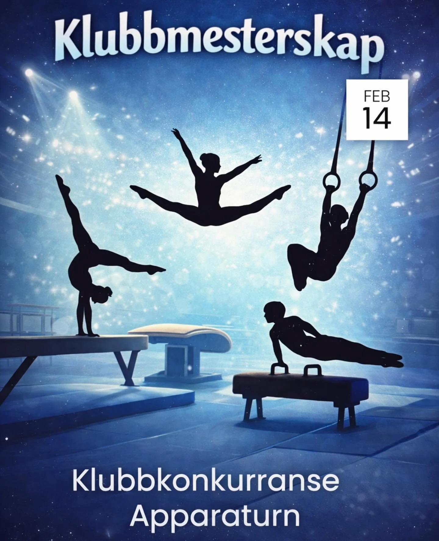 KLUBBMESTERSKAP APPARATTURN 2026! @bodoapparatturn 

Vi inviterer alle som &oslash;nsker &aring; komme &aring; se p&aring; oss p&aring; klubbmesterskapet i apparatturn! N&aring; p&aring; l&oslash;rdag 14. februar❣️
Konkurransestart vil v&aelig;re ca 
