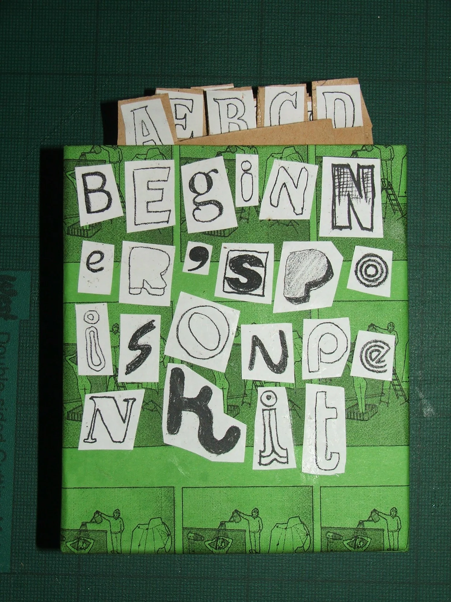 Beginner's Poison Pen Kit (paper, card, collage, 2005)