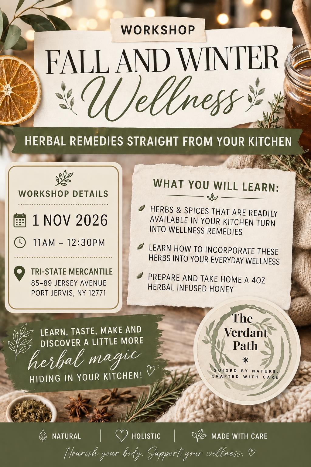Fall and Winter Wellness Workshop
