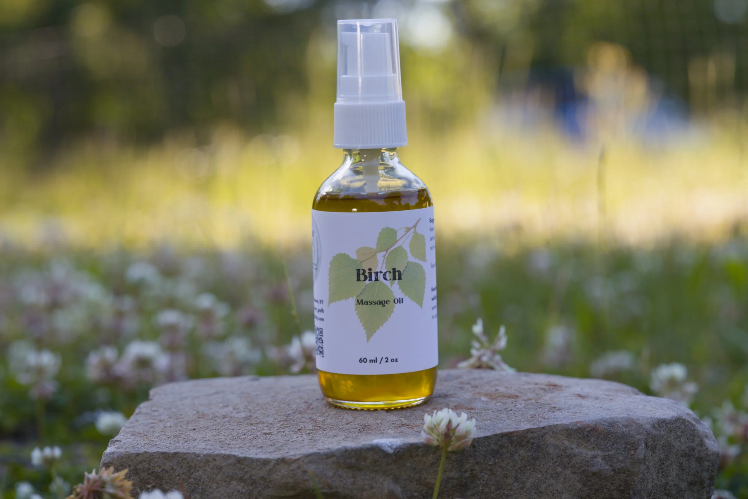 Birch Massage Oil, 2 oz