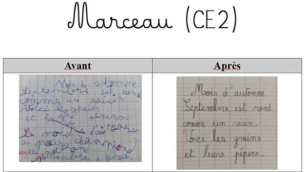 ✍️ Quand les mots reprennent leur place&hellip;
Ces trois avant/apr&egrave;s illustrent &agrave; quel point le travail sur l&rsquo;&eacute;criture peut transformer bien plus que des lignes sur une feuille.
Confiance, fluidit&eacute;, lisibilit&eacute