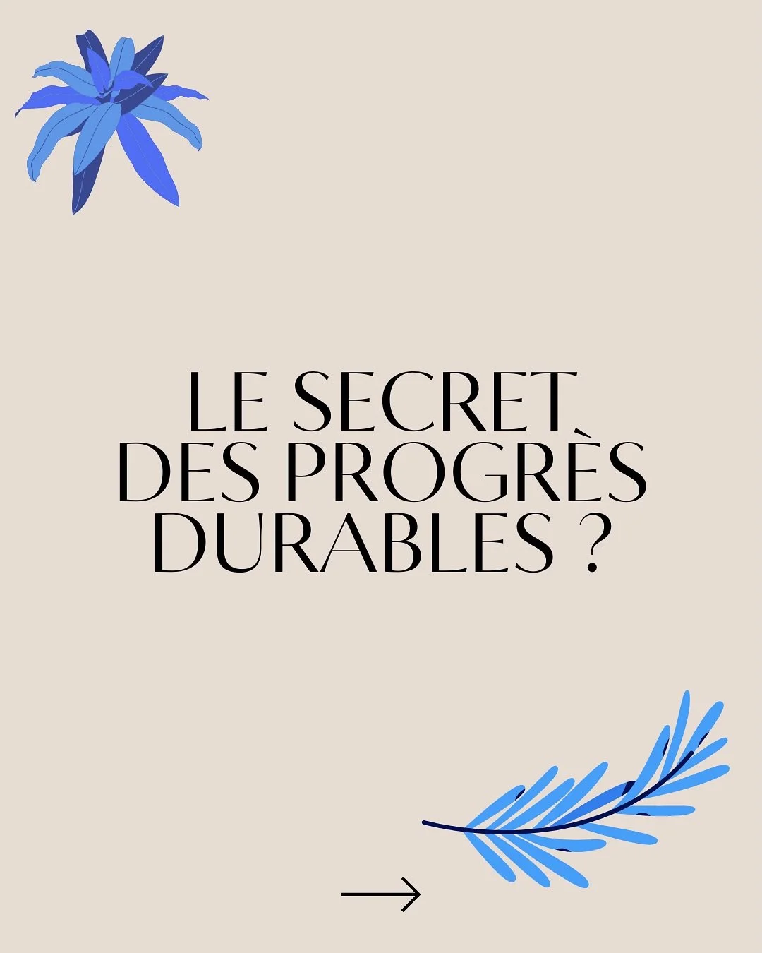 Le secret des progr&egrave;s durables ?
Ce n&rsquo;est pas la perfection, ni la performance&hellip; mais la r&eacute;gularit&eacute;. ✨

En orthographoth&eacute;rapie, chaque petite avanc&eacute;e compte :
- un peu de lecture,
- un mot bien &eacute;c