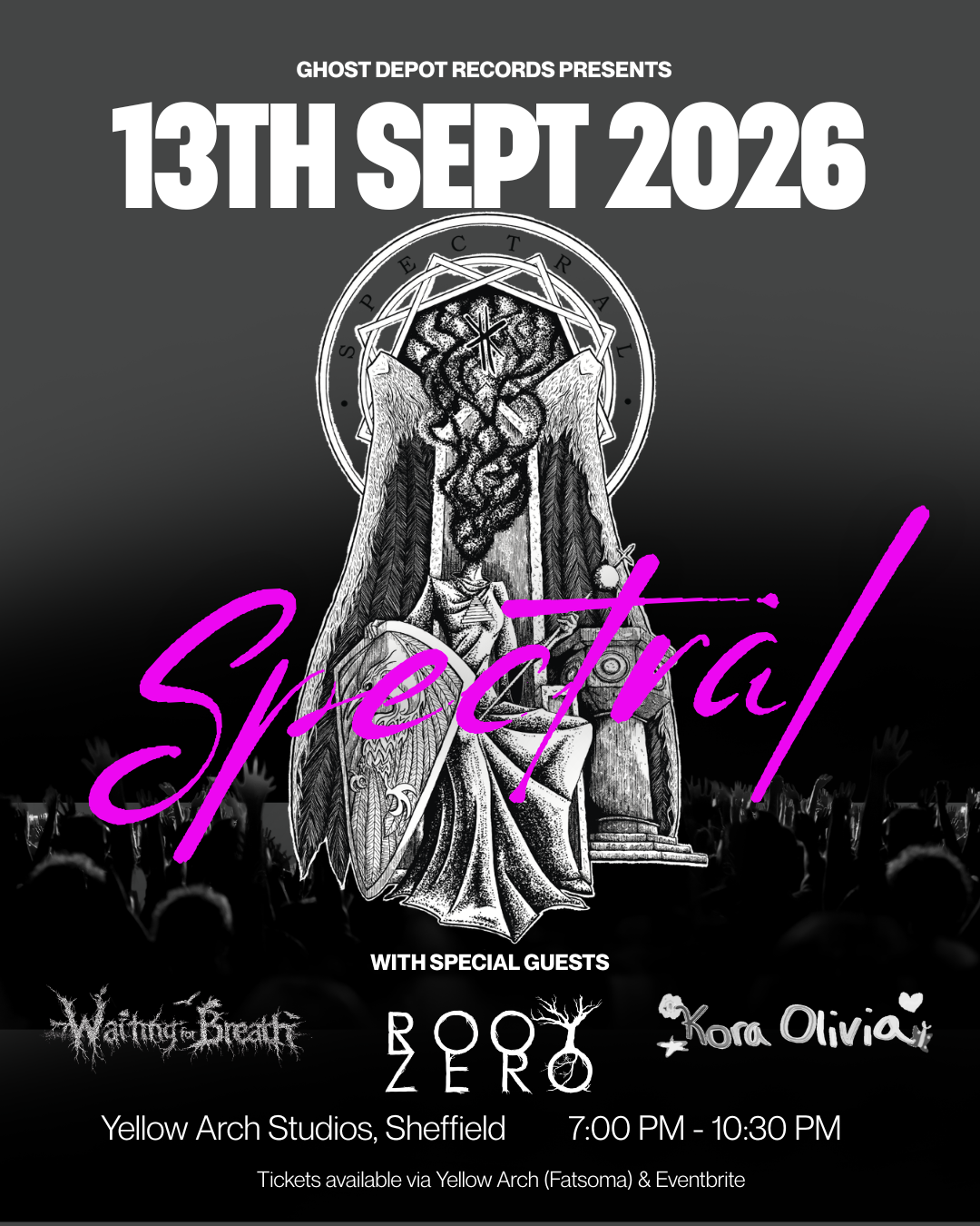 Spectral Announce Debut Show In Sheffield On 13th September
