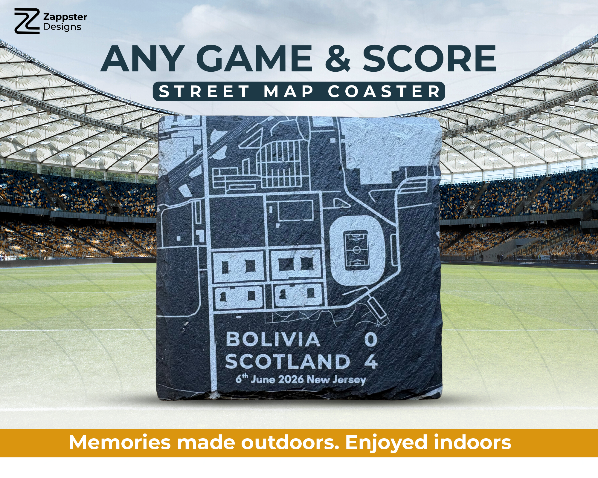 Any Game & Score World football 2026 Match Souvenir