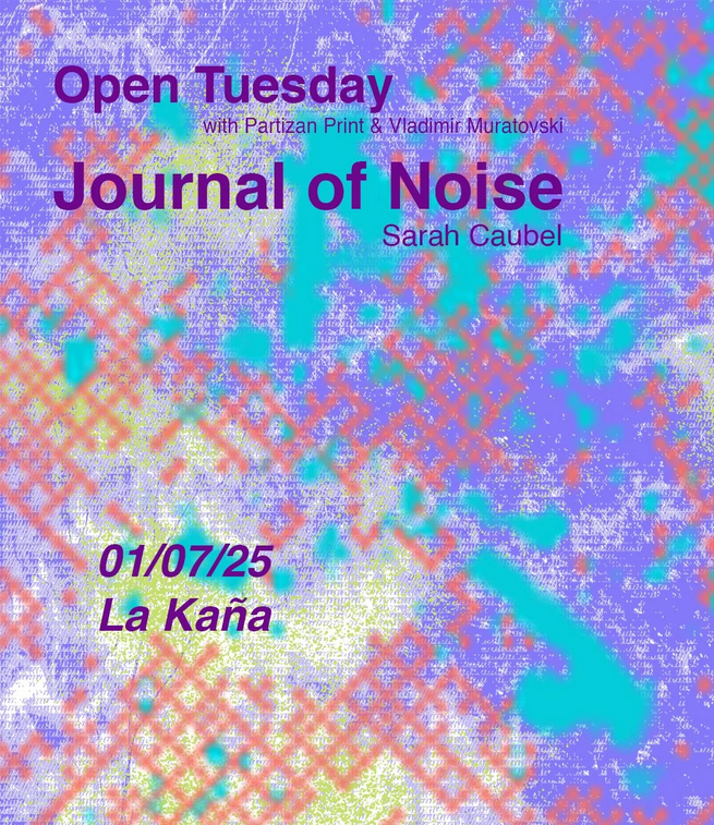 Отворен вторник со Партизанска штампа во Ла Кања | Open Tuesday with Partizan Print @ La Kaña
