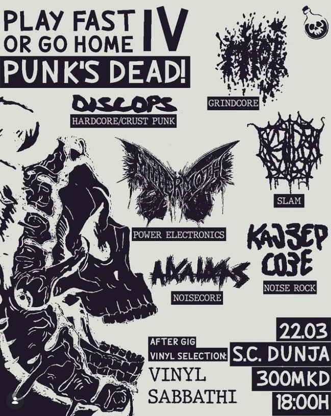 Play fast or go home IV - Punk's Dead