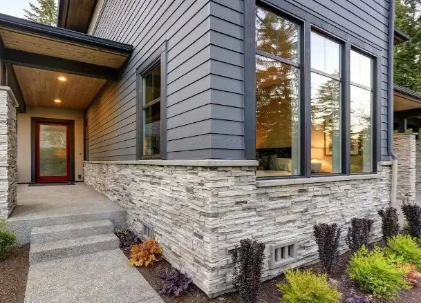Composite Siding and Stone Veneer