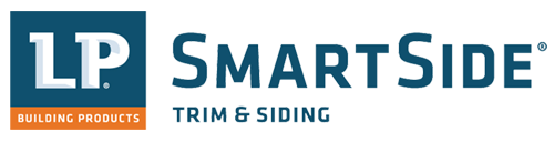 LP SmartSide logo with Building Products label and Trim & Siding text