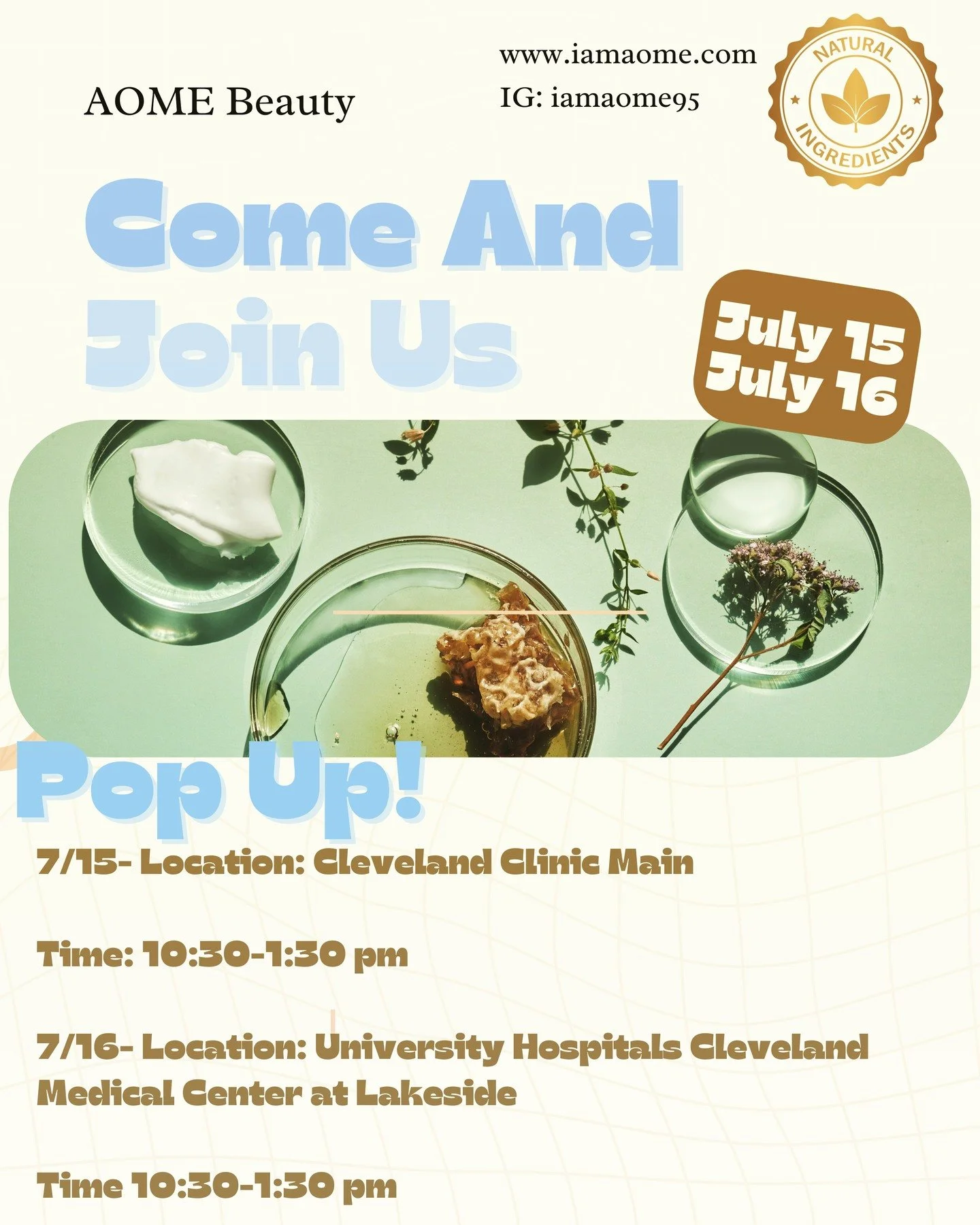 Restock with your favorite body melts, hair nectar, and more! We'll be at CC Main tomorrow from 10:30-1:30 pm with @northunionfarmersmarket and Thursday from 10:30-1:30! Hope to see you! ❤️