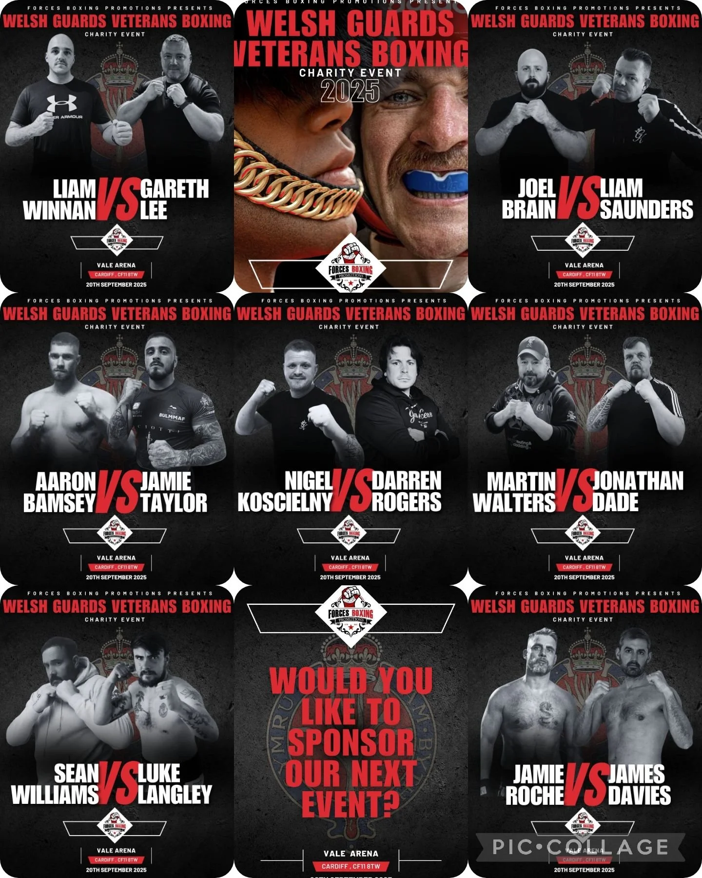 Welsh Guards Veterans Boxing