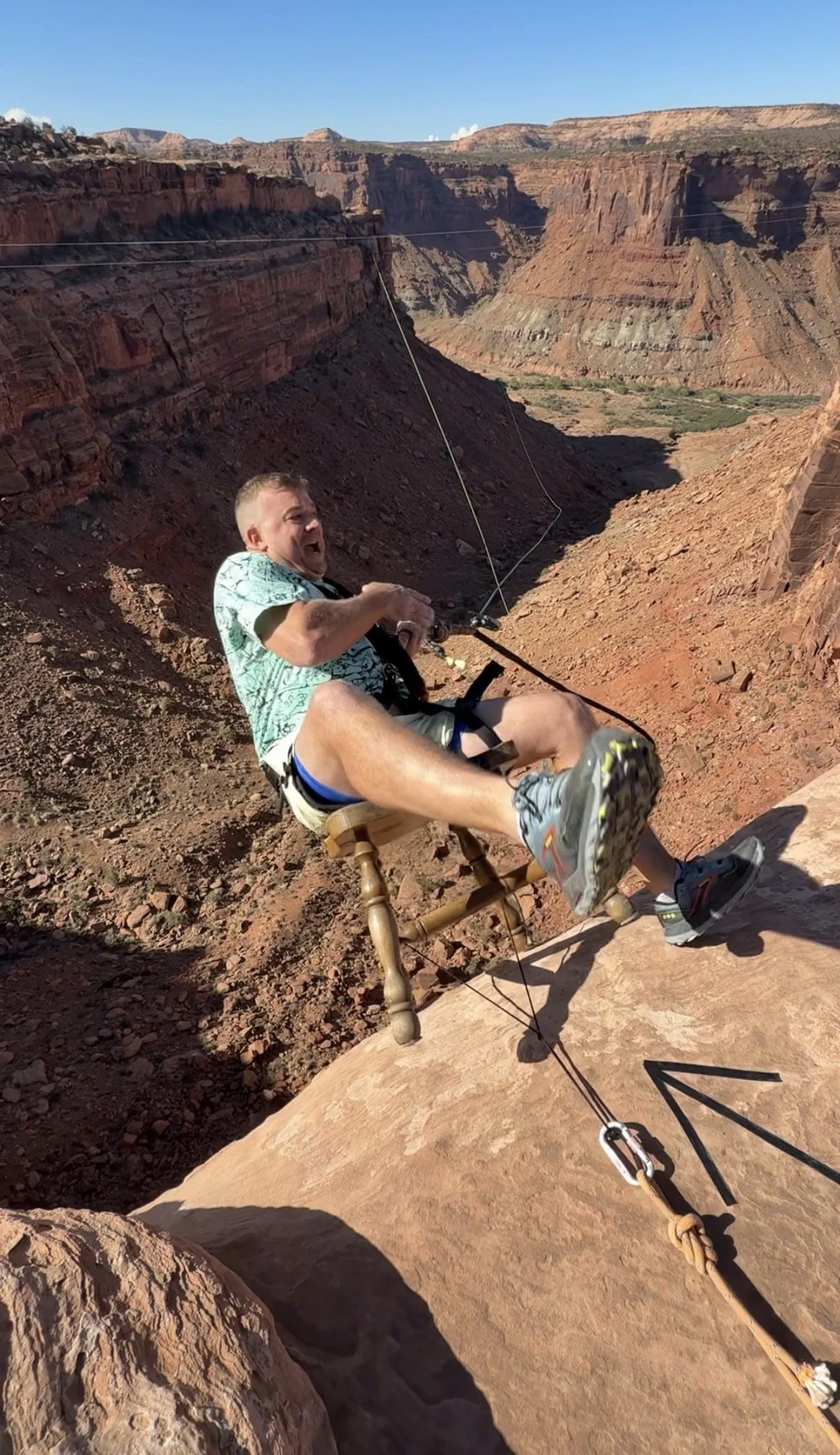 Discover all the different ways to jump the Moab Swingers Rope Swing! There are countless ways to send it.