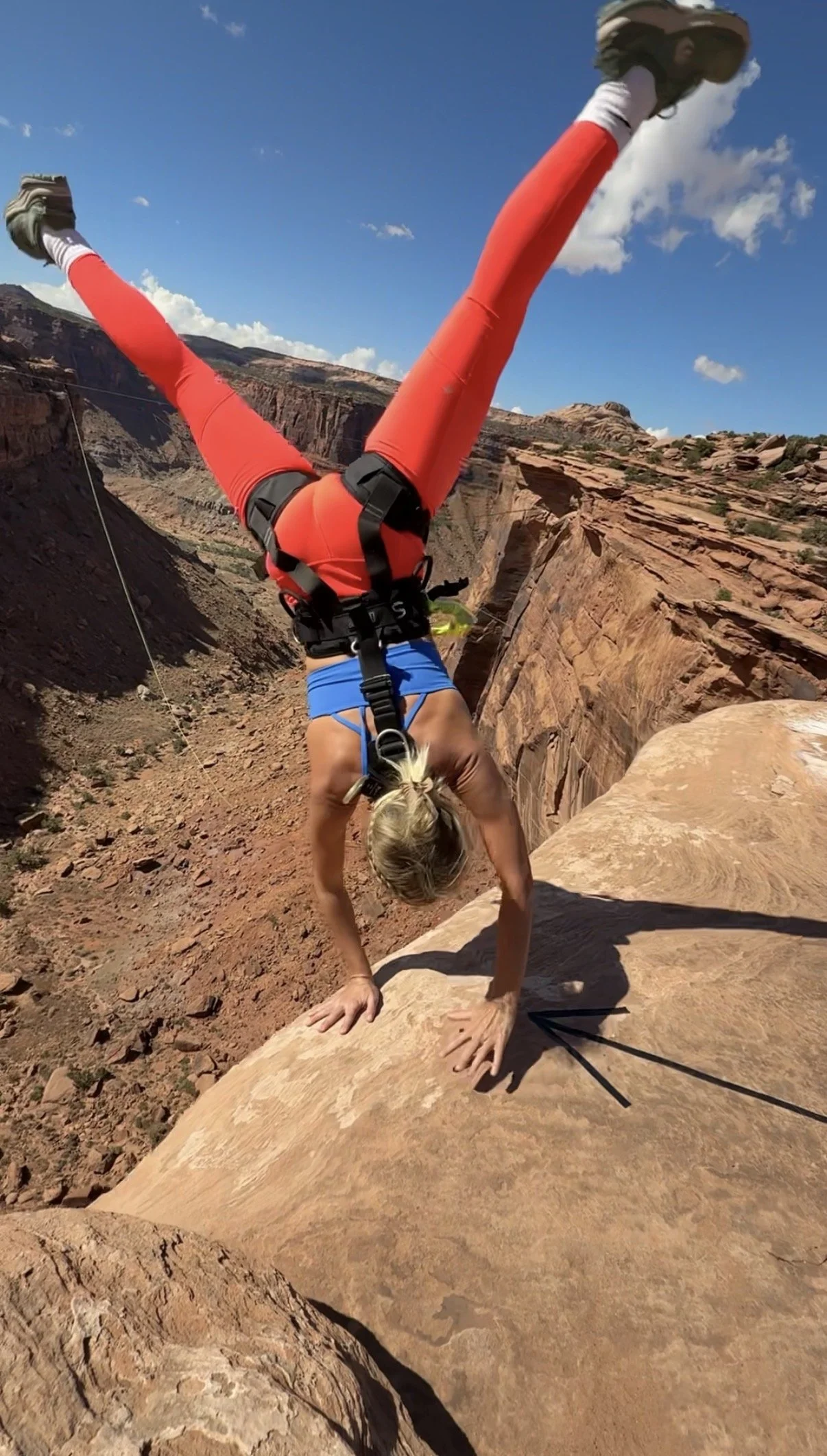 Cartwheel off the biggest rope swing in the United States! Learn to let go of any fear holding you back and jump.