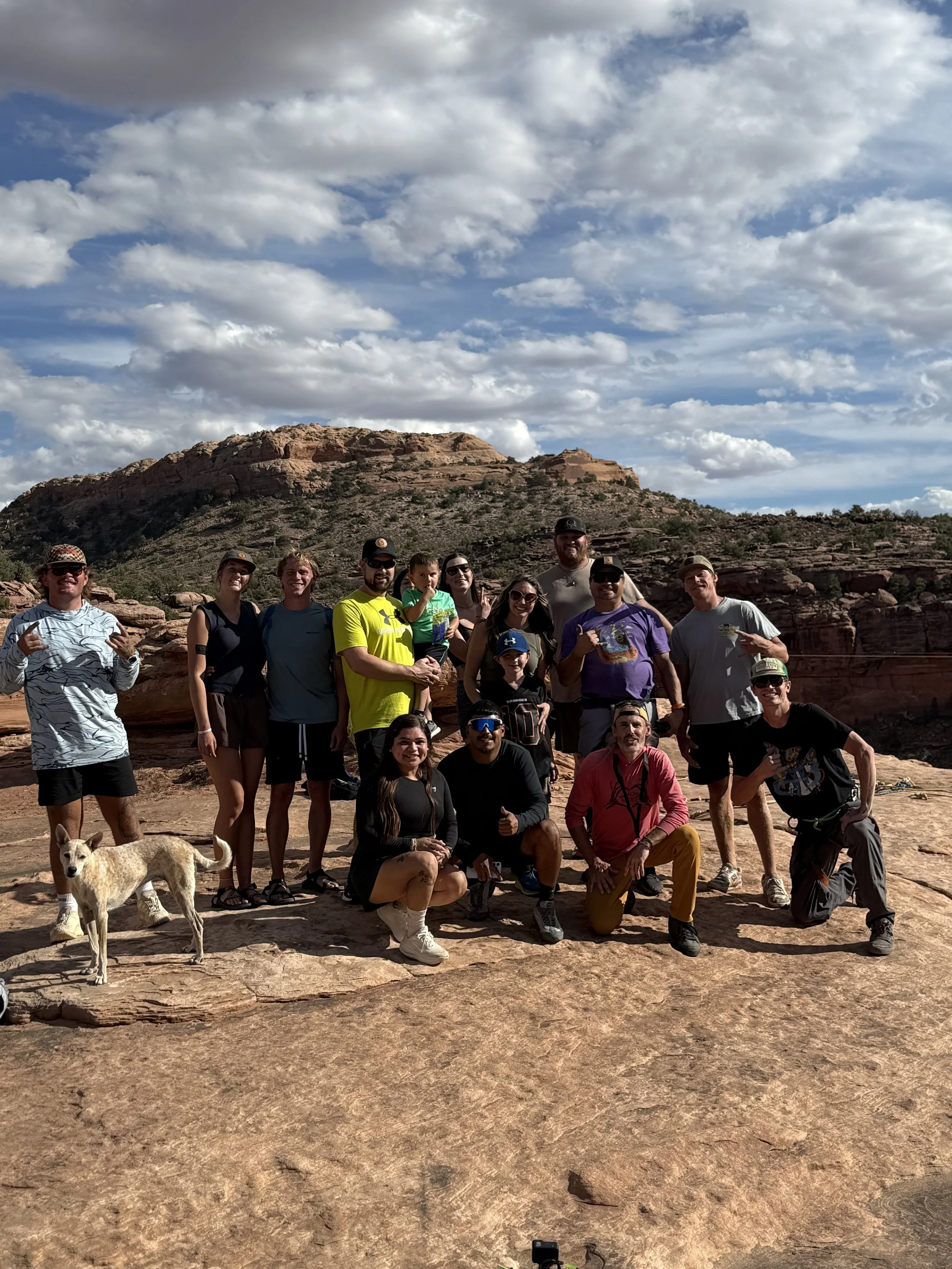 Corporate retreat with Moab Swingers! We can accommodate groups of 50+ Looking to enhance your getaway? Bring your friends and family to send it off a 500' Rope Swing!