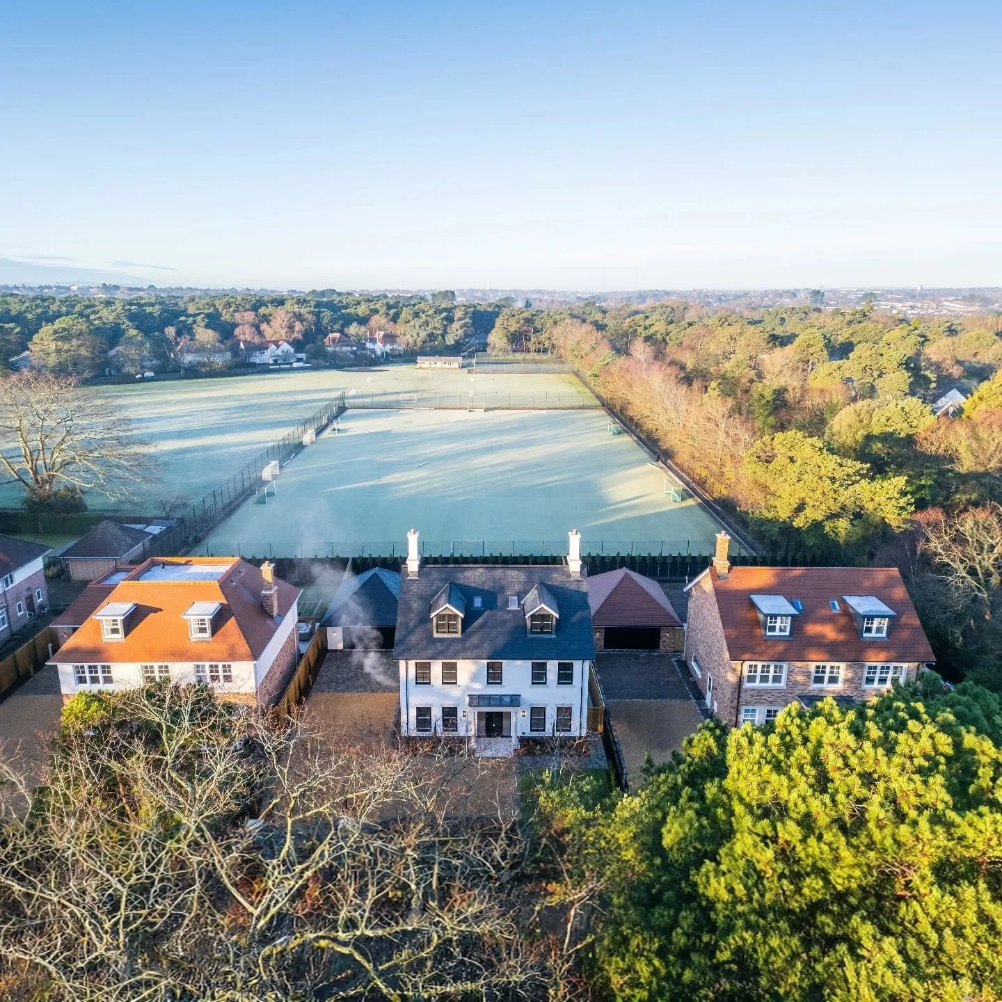 The Old Tennis Courts, Glenferness Avenue, Talbot Woods. 🏡

Once four dilapidated tennis courts. Now three high-end traditional homes, designed to feel like they&rsquo;ve always belonged in the conservation area. 🌳

Each house was designed slightly