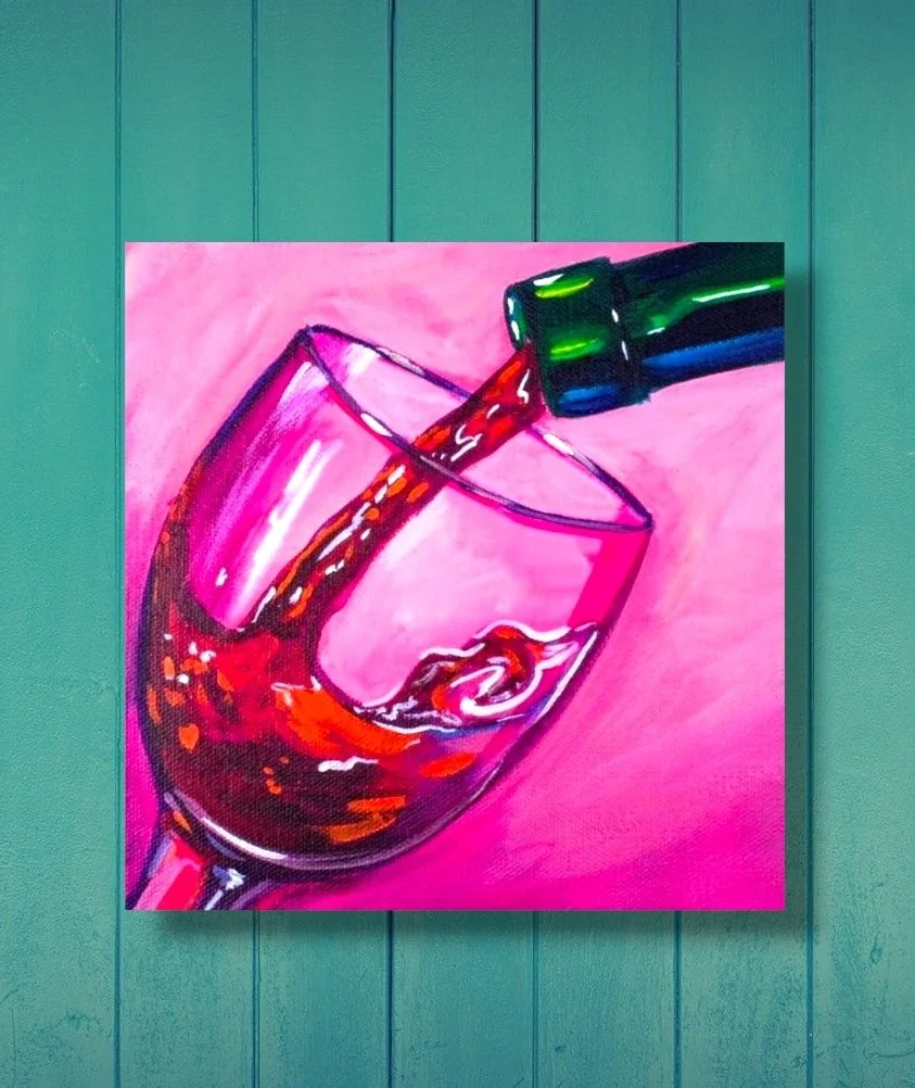 Paint & Sip March 1st at The Wee Wine Bar (Bo'ness)