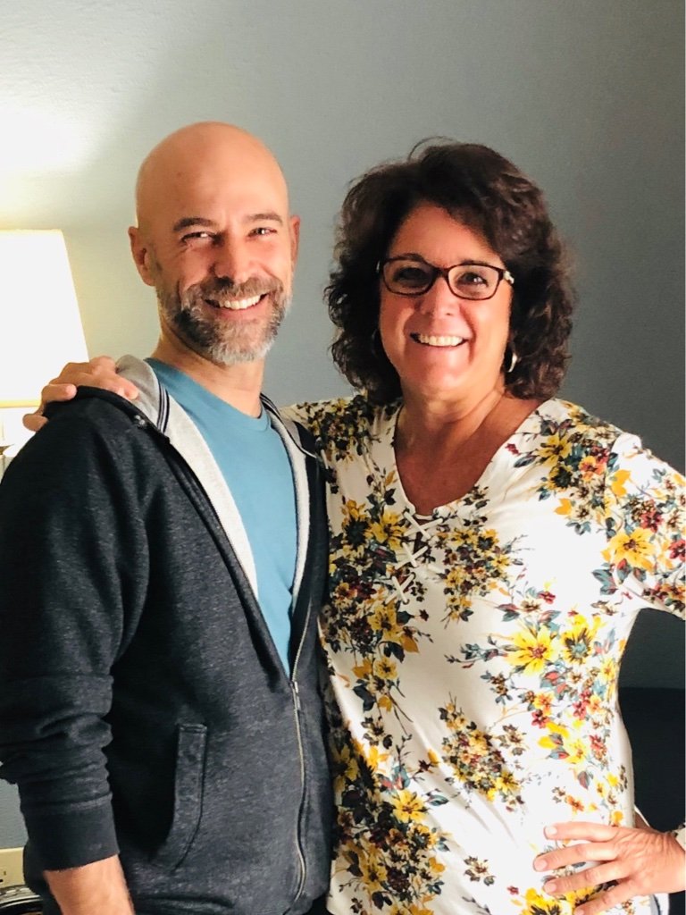 Jason with his sister