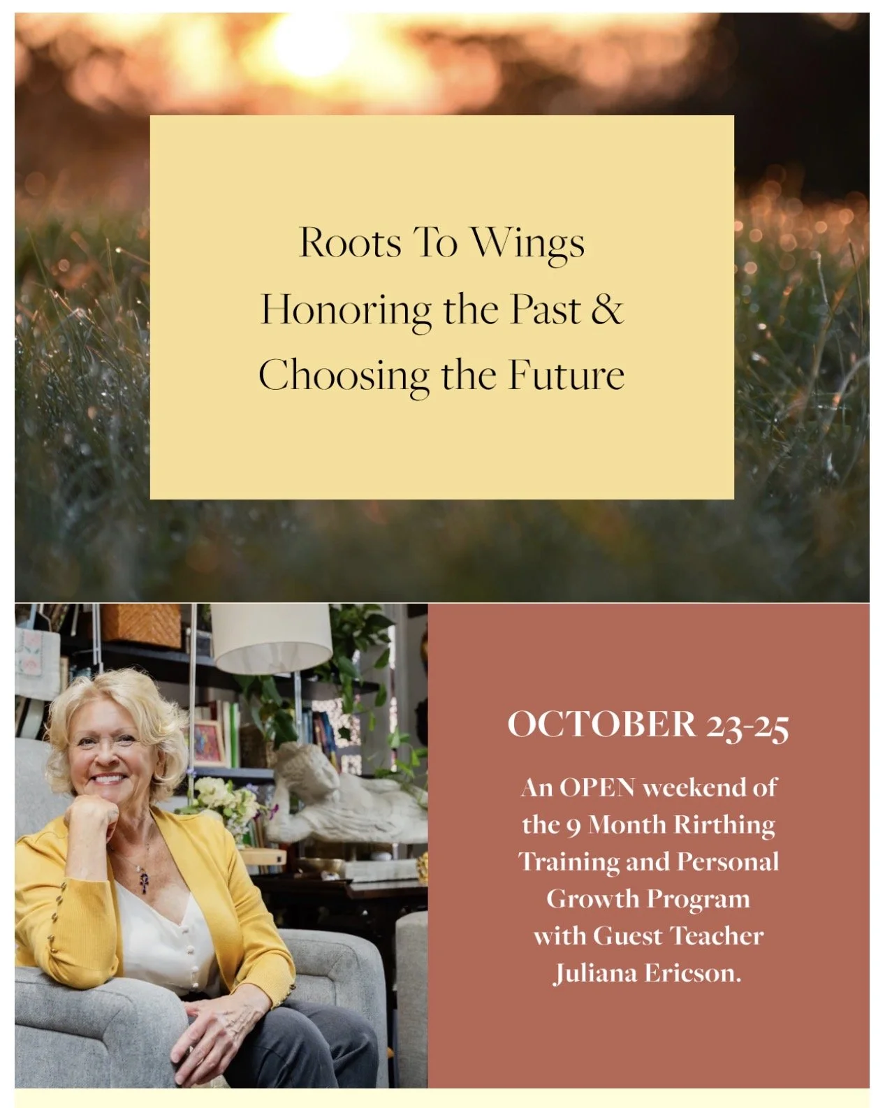 Roots To Wings w/ Juliana Ericson