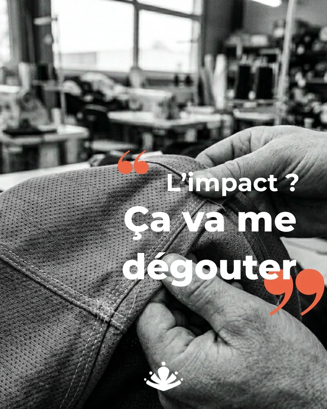 "C'est d&eacute;gueu / T'as pas envie / Comment c'est produit ?" &ndash; T&eacute;moignage sans filtre lors des enqu&ecirc;tes terrains. 

Beaucoup d'entre vous refusent de porter un &eacute;quipement sans savoir d'o&ugrave; il vient. Le po