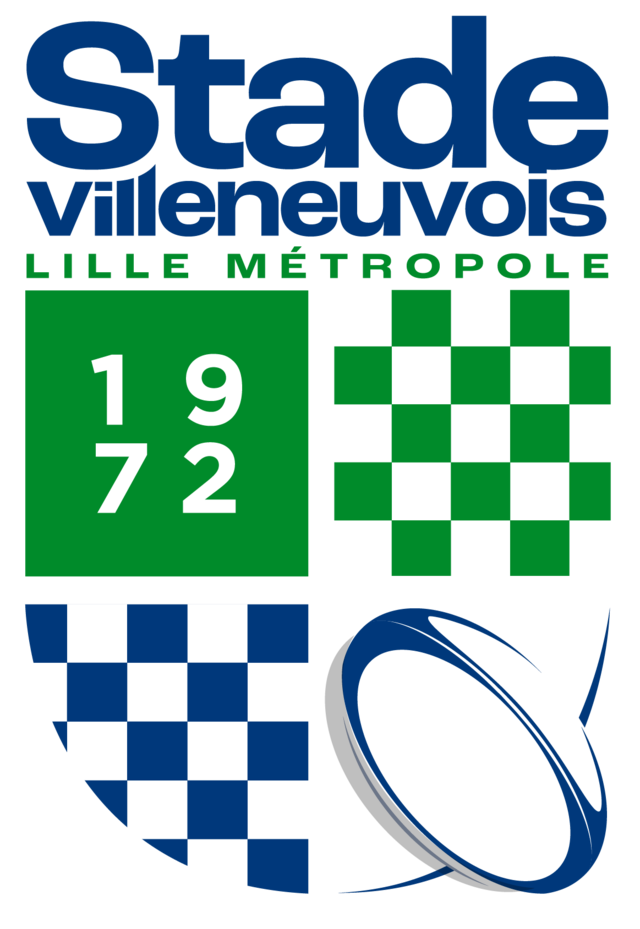 Logo du Stade Villeneuvois Lille Métropole, club de rugby des Hauts de France
