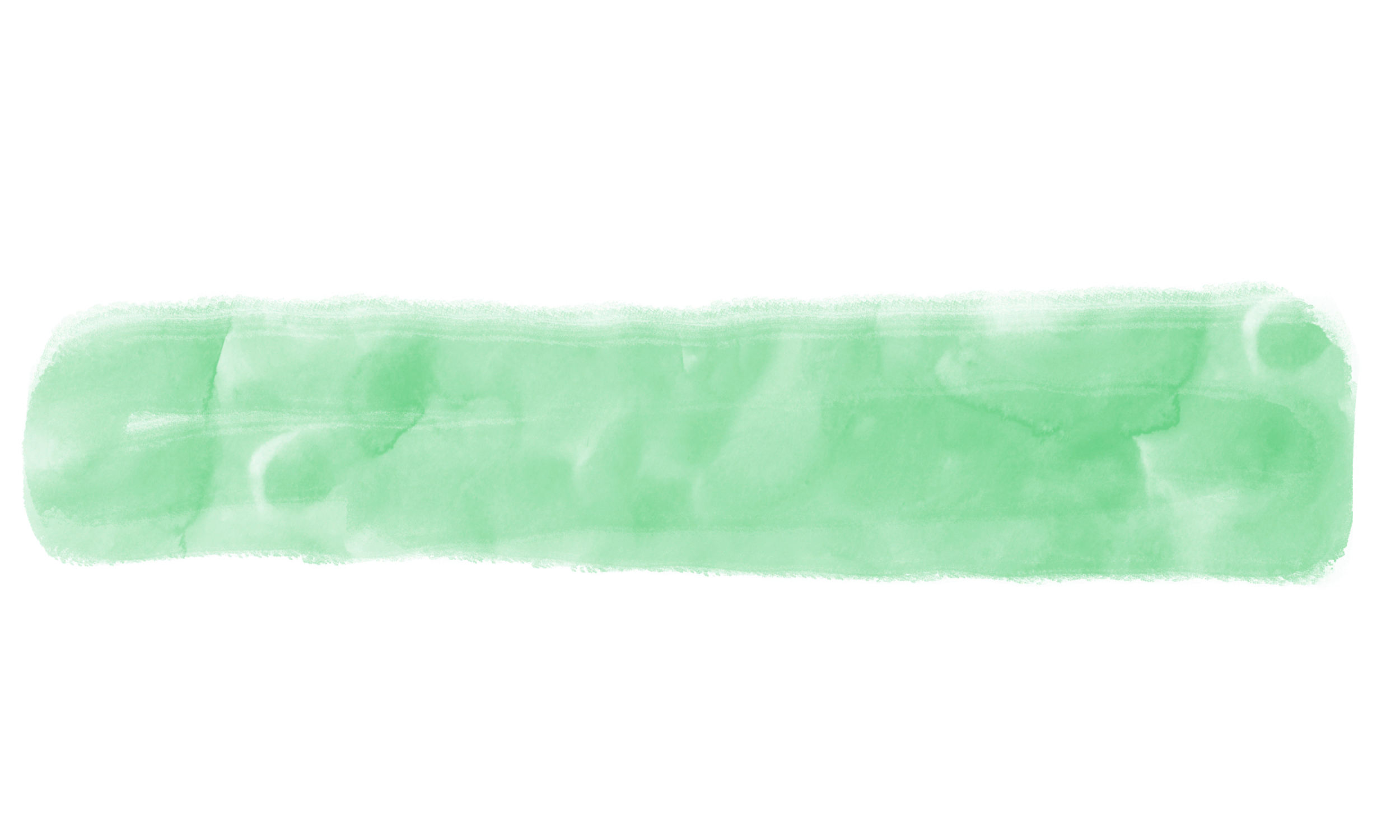 Green sponge with irregular edges on a black background