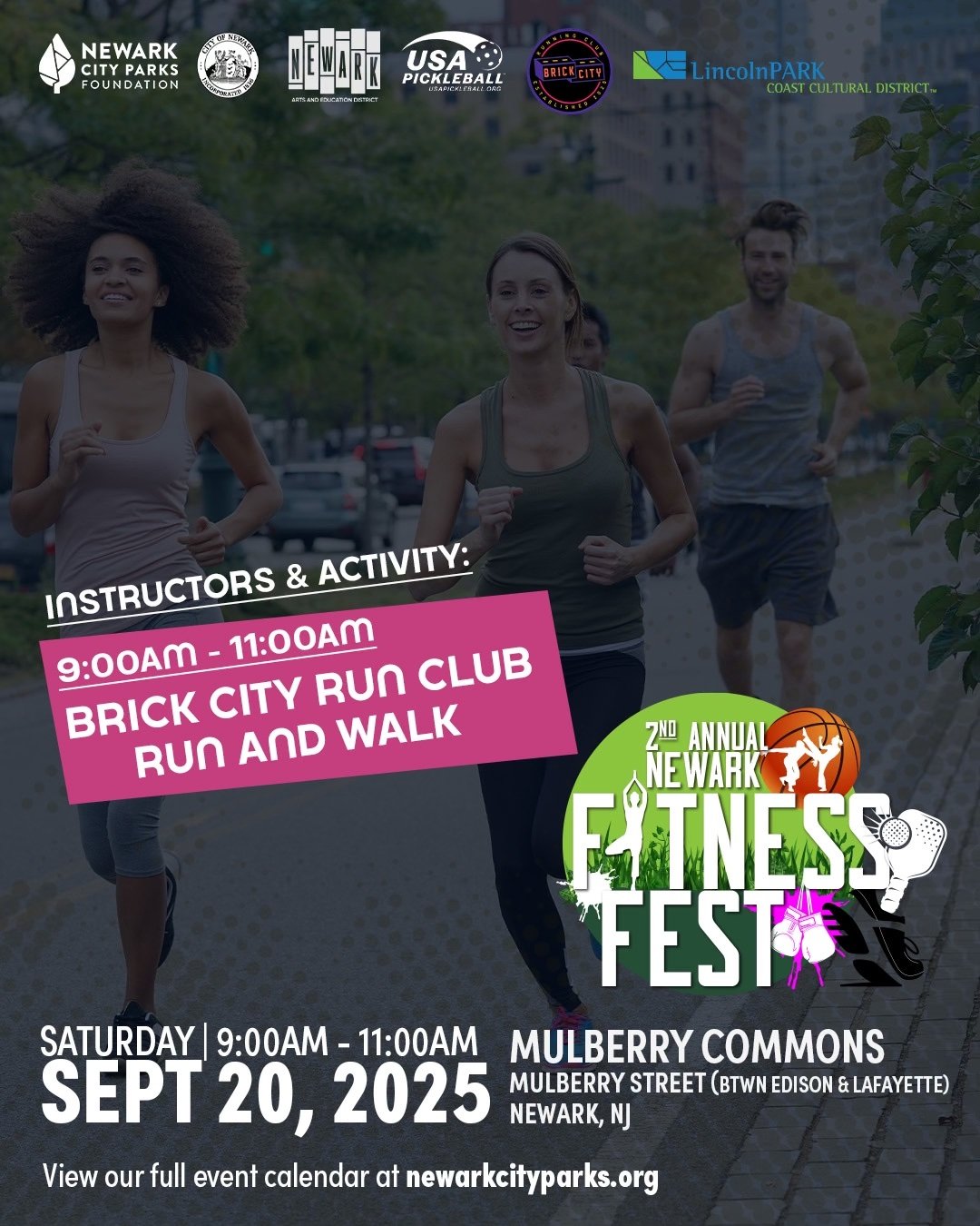 2nd Annual Fitness Festival - Brick City Run Club + Walk