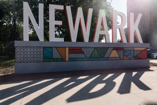 Newark Landmark Sign